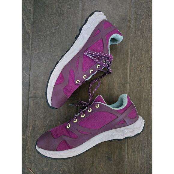 Merrell Altalight Low Hiking Shoes Girls Size 1 Berry Purple Blue - Picture 2 of 7